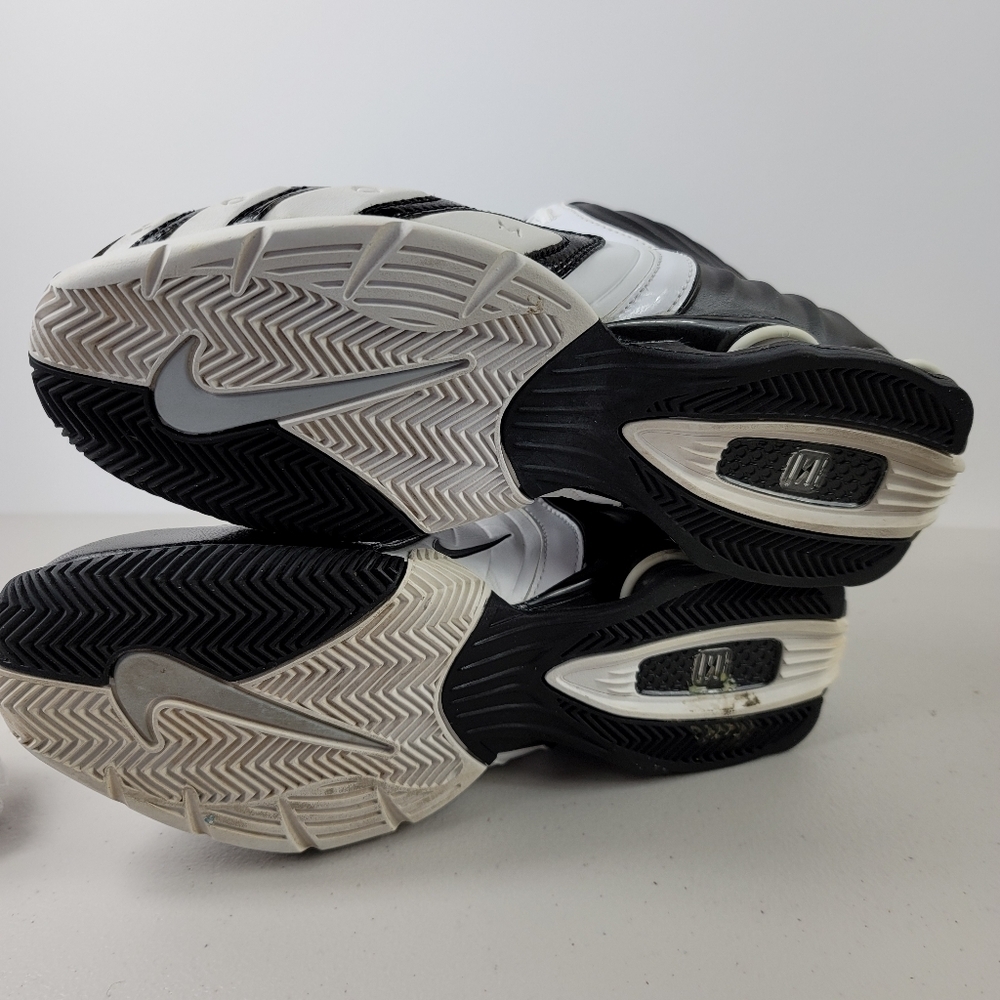 Nike Shox Lethal TB White Black 2005 Vintage Basketball Shoes - Picture 4 of 9